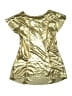 Body Wrappers 100% Polyester Metallic Gold Dress Size 12 - 14 - photo 2