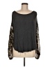 By Together Animal Print Gray Pullover Sweater Size S - photo 1
