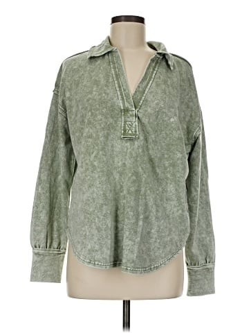 Blu Pepper Long Sleeve Blouse (view 1)