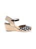 Anne Klein Checkered-gingham Ivory Wedges Size 8 - photo 1