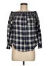 White Crow Blue 3/4 Sleeve Blouse Size XS - photo 1