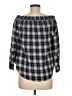 White Crow Blue 3/4 Sleeve Blouse Size XS - photo 2