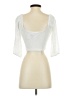 Lottie Moss 100% Rayon White 3/4 Sleeve Top Size S - photo 2