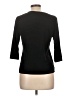 Kathy Ireland Black 3/4 Sleeve Top Size L (petite) - photo 2