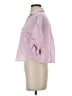 Zara Pink 3/4 Sleeve Button-Down Shirt Size S - photo 5