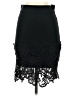 Haute Monde 100% Polyester Black Formal Skirt Size S - photo 1