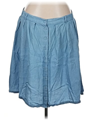 ModCloth Denim Skirt (view 1)