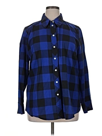 Lane Bryant Long Sleeve Button-Down Shirt (view 1)