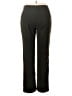 DressBarn Solid Green Black Track Pants Size 8 - photo 2