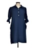 Unbranded Solid Blue Casual Dress Size M - photo 1
