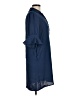 Unbranded Solid Blue Casual Dress Size M - photo 4