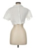 Shein White Short Sleeve Blouse Size 6 - photo 2