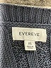 Evereve 100% Cotton Blue Sweater Vest Size XS - photo 7