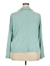 Lane Bryant Teal Long Sleeve Blouse Size 22 - 24 Plus - photo 2