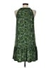 MICHAEL Michael Kors Paisley Green Casual Dress Size M - photo 2