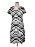 St. John Graphic Gray Casual Dress Size 14 - photo 1