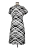 St. John Graphic Gray Casual Dress Size 14 - photo 2
