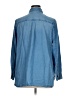 Style&Co 100% Lyocell Blue Long Sleeve Button-Down Shirt Size 0X - photo 2