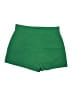 Zara Solid Green Shorts Size M - photo 2