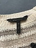 BCBGMAXAZRIA Metallic Ivory Pullover Sweater Size S - photo 7