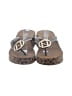 Bebe Animal Print Brown Wedges Size 8 - photo 2