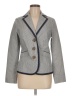 Boden 100% Cotton Chevron-herringbone Gray Blazer Size 8 - photo 1