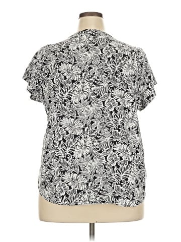 Jones New York Short Sleeve Blouse (view 2)