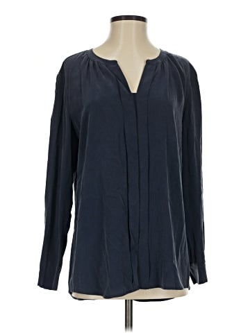 Nordstrom Collection Long Sleeve Silk Top (view 1)