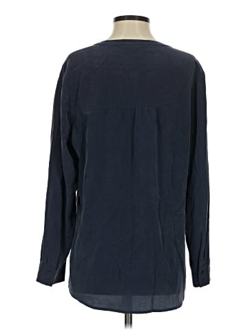 Nordstrom Collection Long Sleeve Silk Top (view 2)