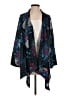 Eight Sixty 100% Polyester Blue Kimono Size S - photo 1