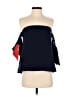Milly Blue 3/4 Sleeve Blouse Size 4 - photo 1
