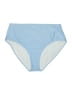 True Craft Chevron-herringbone Blue Swimsuit Bottoms Size L - photo 1