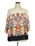 Rose + Olive Ivory 3/4 Sleeve Blouse Size 1X - photo 1