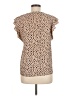 Les Amis 100% Polyester Animal Print Tan Sleeveless T-Shirt Size S - photo 2