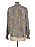 alex & lili 100% Polyester Floral Gray Long Sleeve Blouse Size L - photo 2