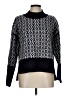 Free Assembly Houndstooth Black Turtleneck Sweater Size L - photo 1