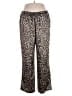 Ambrielle 100% Polyester Animal Print Gold Casual Pants Size XL - photo 1