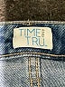 Time and Tru 100% Cotton Blue Denim Shorts Size 8 - photo 3