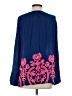 Lilly Pulitzer Blue Long Sleeve Blouse Size S - photo 2