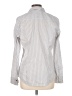 Express Stripes Gray Long Sleeve Button-Down Shirt Size L - photo 2
