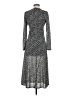 Express Polka Dots Gray Casual Dress Size XS - photo 2