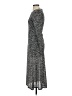 Express Polka Dots Gray Casual Dress Size XS - photo 5