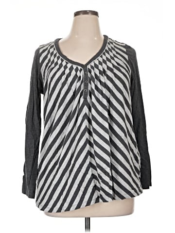 DKNY Long Sleeve Blouse (view 1)