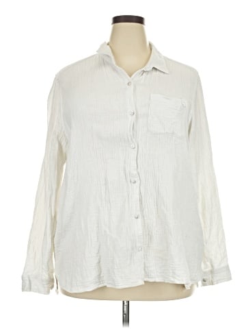 Jessica Simpson Long Sleeve Button-Down Shirt (view 1)