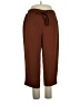 SOHO Apparel Ltd 100% Polyester Chevron-herringbone Brown Casual Pants Size XL - photo 1