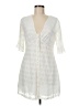 ModCloth 100% Polyester Ivory Casual Dress Size 6 - photo 1