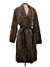 Calvin Klein Animal Print Brown Coat Size S (petite) - photo 1