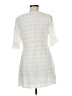 ModCloth 100% Polyester Ivory Casual Dress Size 6 - photo 2