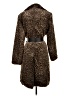 Calvin Klein Animal Print Brown Coat Size S (petite) - photo 2