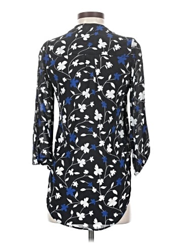 Amour Vert 3/4 Sleeve Silk Top (view 2)